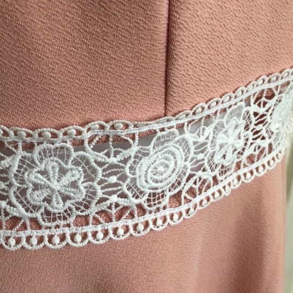 Teeze Me Off Shoulder Crochet Waist Skater Dress - Picture 6 of 8